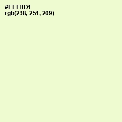 #EEFBD1 - Snow Flurry Color Image