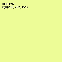 #EEFC97 - Jonquil Color Image