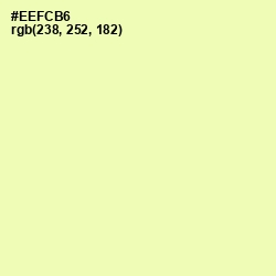 #EEFCB6 - Tidal Color Image