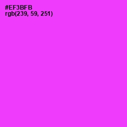 #EF3BFB - Razzle Dazzle Rose Color Image