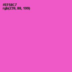 #EF58C7 - Orchid Color Image