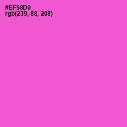 #EF58D0 - Orchid Color Image