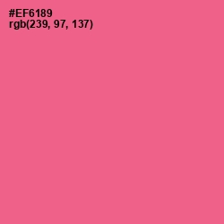 #EF6189 - Froly Color Image