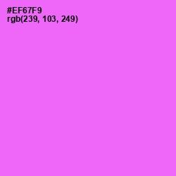 #EF67F9 - Pink Flamingo Color Image