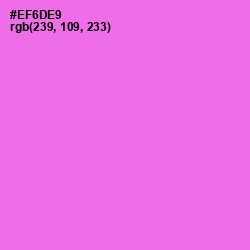 #EF6DE9 - Blush Pink Color Image
