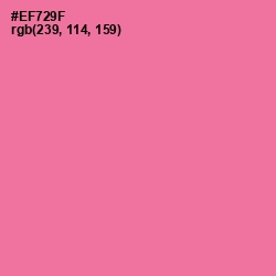 #EF729F - Deep Blush Color Image