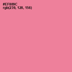 #EF809C - Sea Pink Color Image