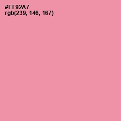 #EF92A7 - Mauvelous Color Image