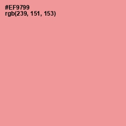 #EF9799 - Sea Pink Color Image