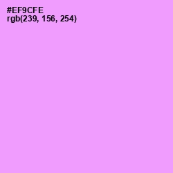 #EF9CFE - Lavender Magenta Color Image