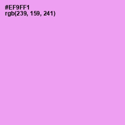 #EF9FF1 - Lavender Magenta Color Image