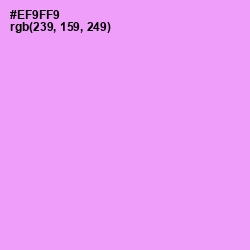 #EF9FF9 - Lavender Magenta Color Image