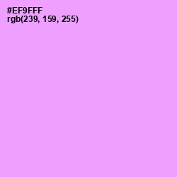 #EF9FFF - Lavender Magenta Color Image