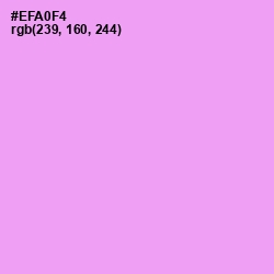 #EFA0F4 - Lavender Rose Color Image