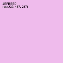 #EFBBED - Mauve Color Image