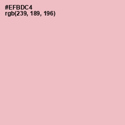 #EFBDC4 - Lavender Pink Color Image