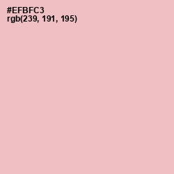 #EFBFC3 - Cotton Candy Color Image