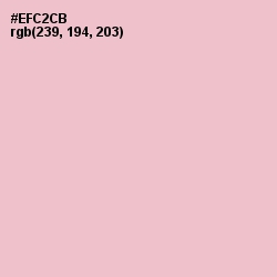 #EFC2CB - Oyster Pink Color Image