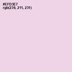 #EFD3E7 - Snuff Color Image