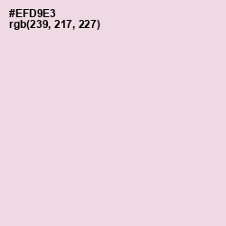 #EFD9E3 - Snuff Color Image