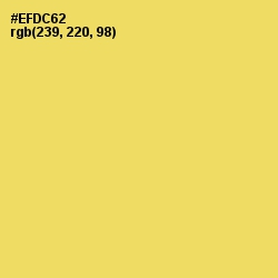 #EFDC62 - Goldenrod Color Image