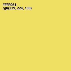#EFE064 - Portica Color Image