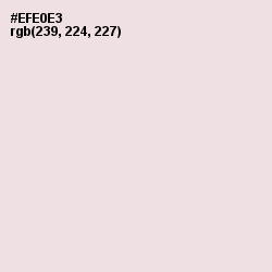 #EFE0E3 - Ebb Color Image