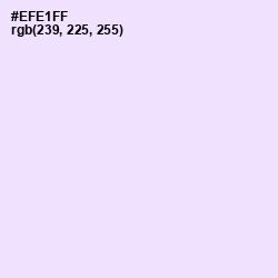 #EFE1FF - Blue Chalk Color Image