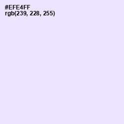 #EFE4FF - Blue Chalk Color Image