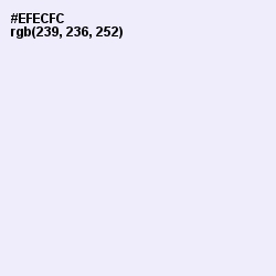 #EFECFC - Selago Color Image