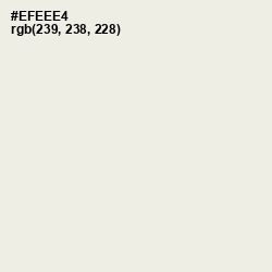 #EFEEE4 - Green White Color Image