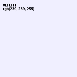 #EFEFFF - Titan White Color Image