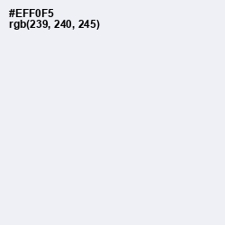 #EFF0F5 - Athens Gray Color Image