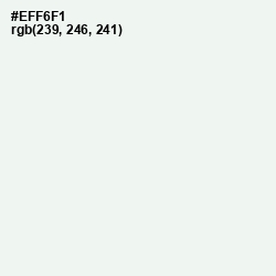 #EFF6F1 - Porcelain Color Image