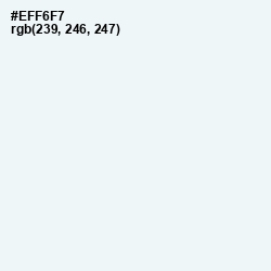 #EFF6F7 - Catskill White Color Image