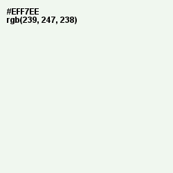 #EFF7EE - Panache Color Image