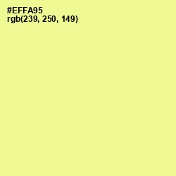#EFFA95 - Jonquil Color Image