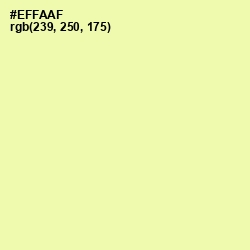 #EFFAAF - Tidal Color Image