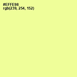 #EFFE98 - Jonquil Color Image