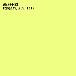 #EFFF83 - Honeysuckle Color Image