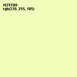 #EFFFB9 - Australian Mint Color Image