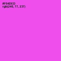 #F04DED - Pink Flamingo Color Image