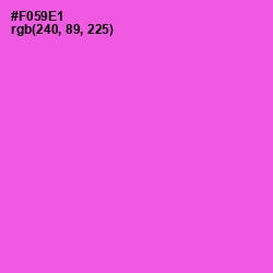 #F059E1 - Orchid Color Image