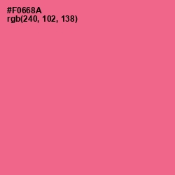 #F0668A - Froly Color Image