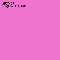 #F074CF - Orchid Color Image