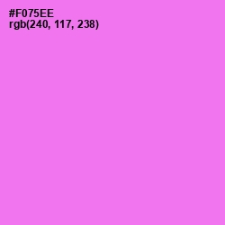 #F075EE - Blush Pink Color Image