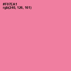 #F07EA1 - Persian Pink Color Image