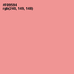 #F09594 - Sea Pink Color Image