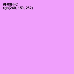 #F09FFC - Lavender Magenta Color Image