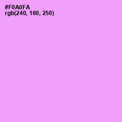 #F0A0FA - Mauve Color Image